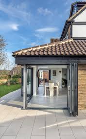 Image Result For Grey Corner Garden Room With Roof House Extension Plans House Extension Design Bungalow Extensions