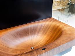 wooden bathtubs for modern interior