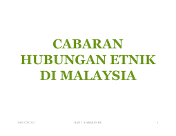 Cabaran hubungan etnik di malaysia hubungan pendidikan. Pdf Cabaran Hubungan Etnik Di Malaysia Di Malaysia Asma Sabilla Academia Edu