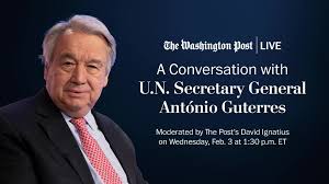The united nations is an international organization founded in 1945 committed to maintaining. A Conversation With U N Secretary General Antonio Guterres The Washington Post