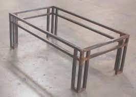 wrought iron coffee table base by lesouk com metal furniture metal table steel furniture