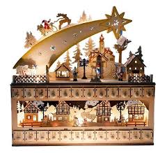 Top 27 Wooden Christmas Advent Calendars 2021 Christmas Advent Calendar Christmas House Lights Wooden Advent Calendar