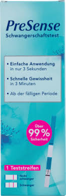 Auch schon beim ersten mal? Presense Schwangerschaftstest 1 St Dauerhaft Gunstig Online Kaufen Dm De