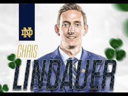 Notre Dame Head Coach Chris Lindauer