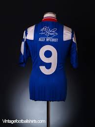 Why are three lions on the england football shirt? 1992 94 Rangers Home Shirt Limited Edition Ally Mccoist 9 M For Sale