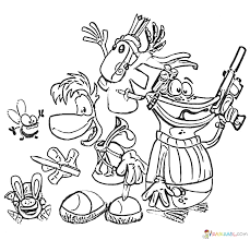 The power to use the abilities of faeries. Coloring Pages Rayman Print Character From The Game
