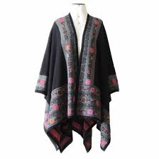 Check spelling or type a new query. Ruana Wrap Baby Alpaca Jacquard Knitted Black With Colorful Floral Pattern Popsplaza Alpaca Baby Alpaca Fashion And Accessories