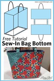 How To Make And Sew In A Custom Support For Your Bag Pattern In 2020 Beginner Sewing Projects Easy Sewing Tutorials Sewing Projects For Beginners