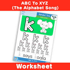 After they have arranged them in the. Free Alphabet Writing Practice Worksheet Alphabet Time Lowercase K Bingobongo