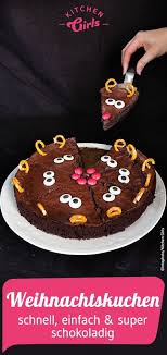 Rentier Weihnachtskuchen Rezept Weihnachtskuchen Kuchen Und Torten Kuchen Ohne Backen