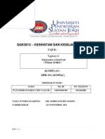 Satu kajian kawasan sura, dungun, terenggannu in seminar pembangunan keluarga. Kepentingan Pendidikan Kesihatan