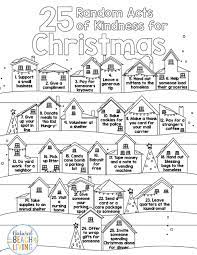 Great for random acts of kindness days. 25 Random Acts Of Kindness For Christmas Free Kindness Coloring Pages Natural Beach Living