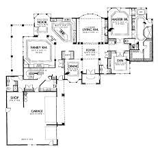 Traditional Style House Plan 4 Beds 5 5 Baths 5823 Sq Ft Plan 48 745 L Shaped House Plans House Plans 2 Story L Shaped House