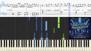 After a million dreams klaviernoten. A Million Dreams From The Greatest Showman Synthesia Piano Tutorial W Lyrics Youtube