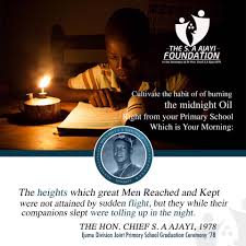 The Heights Which Great The Hon Chief S A Ajayi Ofr Jp Facebook