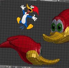 Woody Woodpecker By Saruworks Woodywoodpecker Blender3d Pepakura 3dprinting Cosplay Pepakura Pdf Pdo Woody Woodpecker Woodpecker Woody