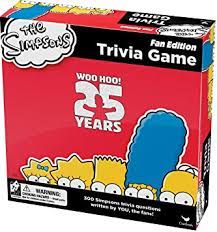 Also, see if you ca. Simpsons Trivia Game Amazon Com Mx Juguetes Y Juegos