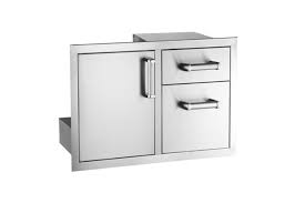 Stainless steel vertical storage door. Stainless Steel Bbq Doors And Storage Systems
