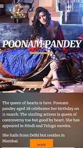 In a never before seen avatar, The Poonam Pandey App For Android Apk Download