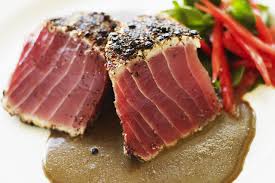 Make Restaurant Style Grilled Tuna Steaks With Asian Sesame Crust Recipe Grilled Tuna Tuna Steaks Food