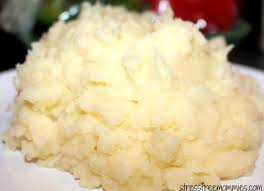Potatoes that have been boiled and crushed until they are smooth 2. Creamy Buttery Home Made Mashed Potatoes Stress Free Mommies