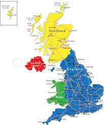 Am 11 november 2016 um 20:45. England Schottland Wales Und Stock Vektor Colourbox