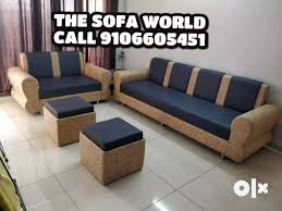 So snuggle up or stretch out. Get Leather Finish Fabric 4 2 Seater Sofa With 2 Puffy Sofa Dining 1612851562