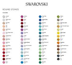 swarovski color charts 2019 edition modastrass blog