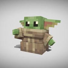 I M Quite Into Modeling Right Now Since You Guys Liked The Queen Bee Here S Baby Yoda For Ya In 2020 Minecraft Creations Minecraft Designs Minecraft Fan Art