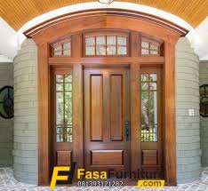 Homify memiliki beberapa desain pintu depan terbaik yang cocok untuk rumah minimalis. Model Pintu Lengkung Jati Jendela Boven Kaca Fasa Furniture Jepara Fasa Furniture Jepara