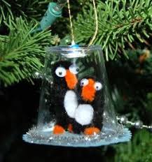 Playful Penguin Snow Globe Ornaments Christmas Ornament Crafts Christmas Ornaments Kids Christmas Ornaments