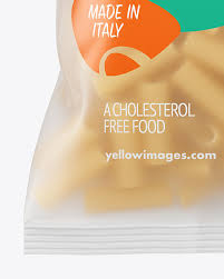 Download Frosted Plastic Bag With Tortiglioni Pasta Mockup In Bag Sack Mockups On Yellow Images Object Mockups PSD Mockup Templates