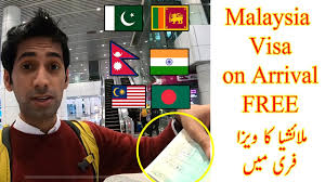 See a visual map of visa requirements on the world map. Malaysia Visa On Arrival For Pakistan India Bangladesh Nepal And Sri Lanka Youtube