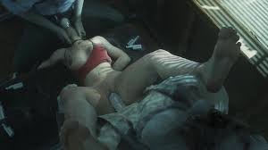 Zombies Relentlessly Spitroasting Ada Wong