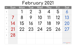 The calendars are both functional and double as a wall art decor with the watercolor flowers. Printable Calendar 2021 February