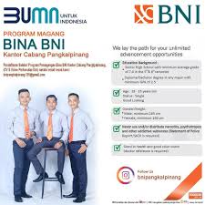 Dengan hormat, yang bertanda tangan dibawah ini : Program Magang Bina Bni Maret 2021 Goletskerja