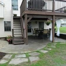 Concrete Patio Under Deck Patio Under Decks Patio Design Patio