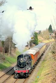 Number 78019 Leaving Great Central Railway Loughborough Leicestershireloughborough Train Railway Loughborough