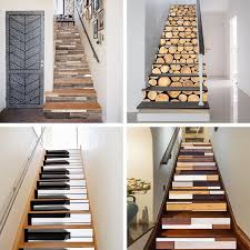 Petra tile stair riser decals: 13pcs Removable Stairs Sticker Step Self Adhesive Ceramic Tiles Pvc Stair Wallpaper Decal Vinyl Stairway Home Decoration Wall Stickers Aliexpress