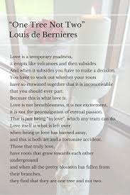 One Tree Not Two Louis De Bernieres Http Www Stephaniemilne Com Au Secular Wedding Vows Wedding Readings Secular Wedding Ceremony
