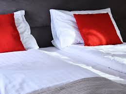Fashion women comforter set twin size 3 piece aesthetic art black and white striped red lips bedding sets, 1 comforter + 2 pillow shams. 12 Chic Red Black White Bedding Sets To Liven Up Your Bedroom Homenish