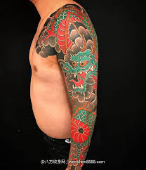 辽宁快递员高先生的传统半胛龙纹身图案欣赏 polynesian tattoo tattoos polynesian