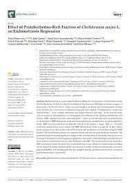 We did not find results for: Pdf Effect Of Protoberberine Rich Fraction Of Chelidonium Majus L On Endometriosis Regression