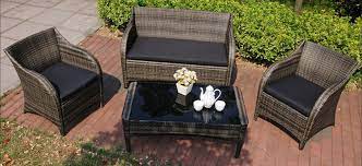 Check spelling or type a new query. Mission Hills Collection 4pc Outdoor Wicker Patio Furniture Set
