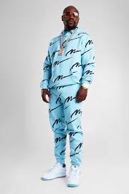 Is this purchasing process making your head tumbling around? All Over Man Printed Hooded Tracksuit Boohoo Mens Tracksuit Set Track Suit Men Tracksuit