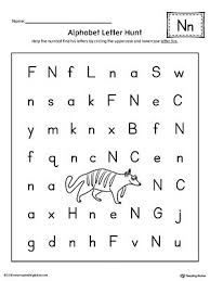 Alphabet Letter Hunt Letter N Worksheet Alphabet Letter Hunt Letter N Worksheet Tracing Worksheets Preschool