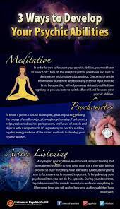 As the world opens up to the idea of mindfulness and meditation as a state of being people are starting to experience psychic phenomena more . 3 Ways To Develop Your Psychic Abilities Www Psychicguild Psychic Abilities Psychic Readings Psychic