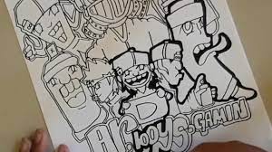 Graffiti kertas hitam putih keren part 2. Gambar Grafiti Keren Youtube