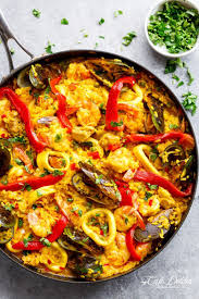 Classic Spanish Paella Cafe Delites Spanish Paella Paella Recipe Recipes