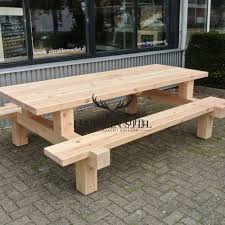 Picknicktafel Forreest Gemaakt Van Douglas Hout Kan Ook Op Maat Worden Gemaakt Bij Leven In Stijl Meubelmaker Into The Woods Rustikale Mobel Mobel Aus Paletten